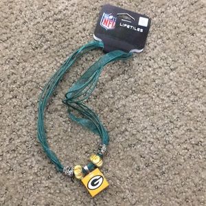 Green Bay Packers Lifetiles ribbon necklace